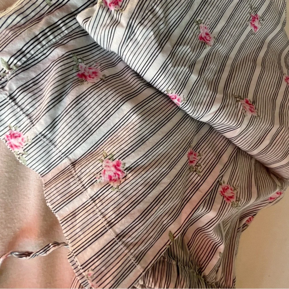 Petite 2 Piece Notched Collar Pajamas Set Cotton + Viscose